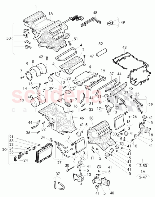 Part Diagram for Bentley 4E0815057
