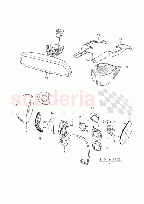 Part Diagram for Bentley 3Y5 857 556 A