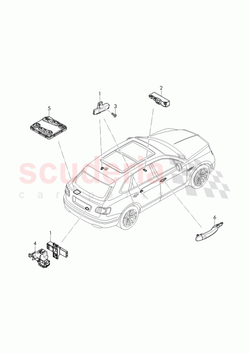 Part Diagram for Bentley 4M0 907 247