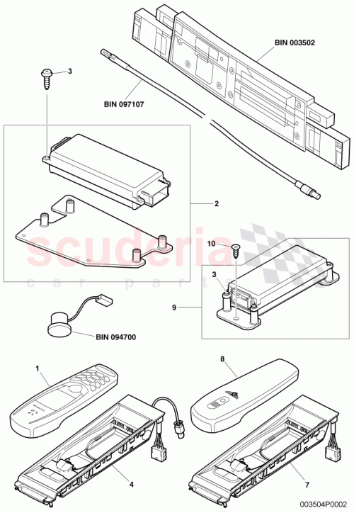 Part Diagram for Bentley 3W0 035 705 F