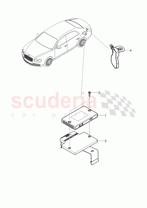 Part Diagram for Bentley 4W0 063 210 A