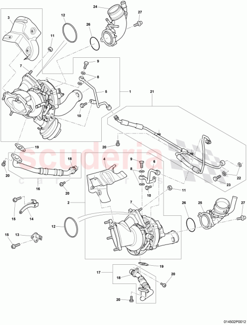 Part Diagram for Bentley 07C 145 061 AK
