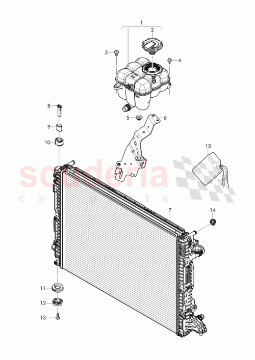 Part Diagram for Bentley 4M0121321Q