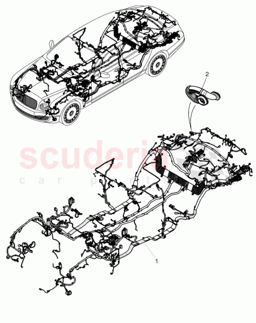 Part Diagram for Bentley 3Y0 971 909