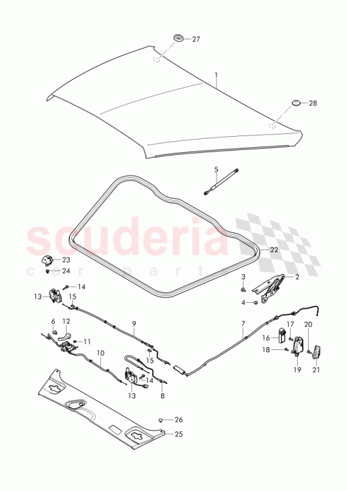 Part Diagram for Bentley 7L6 971 880