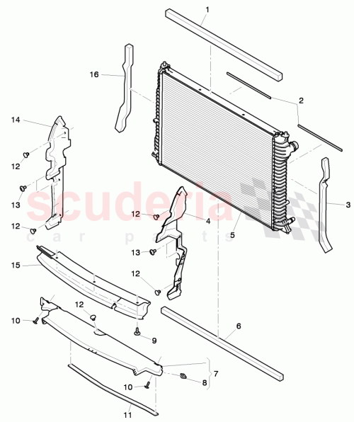 Part Diagram for Bentley 3W0121281S