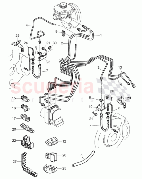 Part Diagram for Bentley 3W2614722G