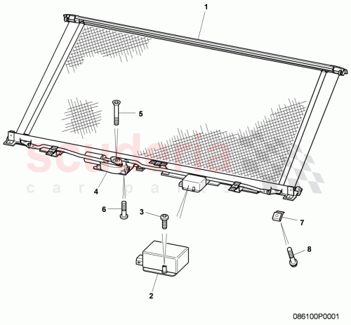 Part Diagram for Bentley 4B0959733