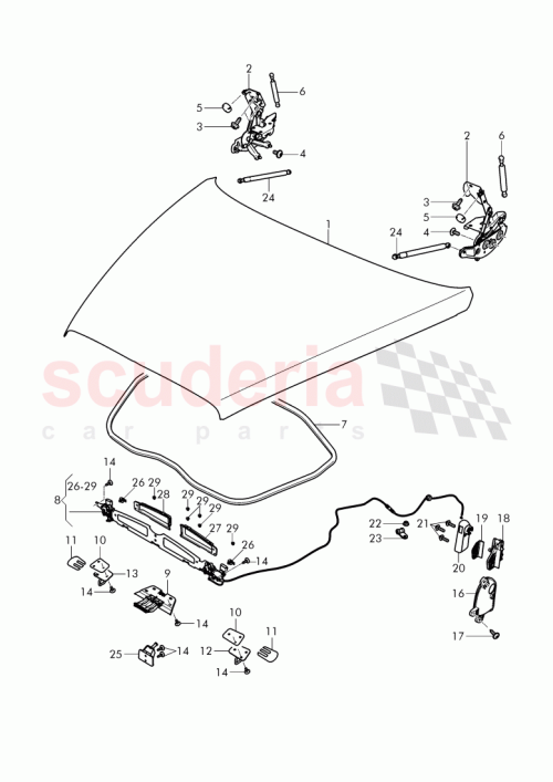 Part Diagram for Bentley 3W0 129 403 A