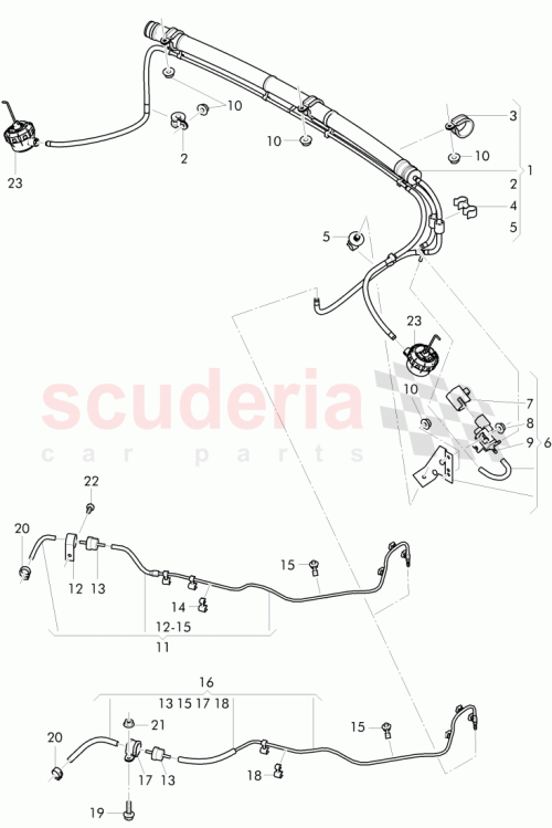 Part Diagram for Bentley 4W0 253 674