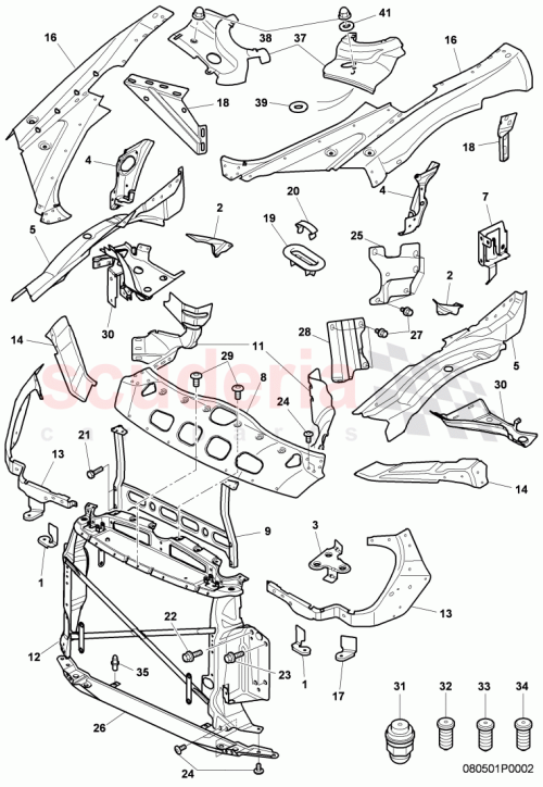 Part Diagram for Bentley 3W8 805 271