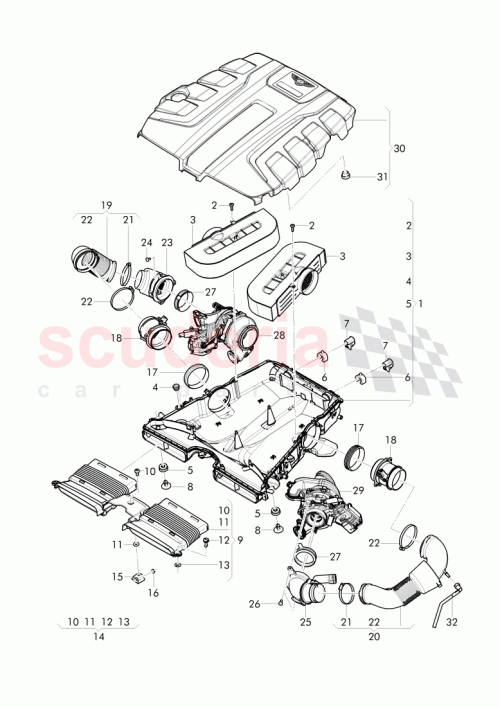 Part Diagram for Bentley 4M0 133 615