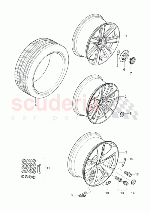 Part Diagram for Bentley 3W0 601 025 FS