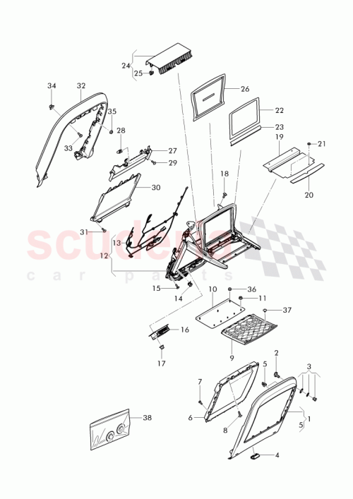 Part Diagram for Bentley 3Y5 881 533 C