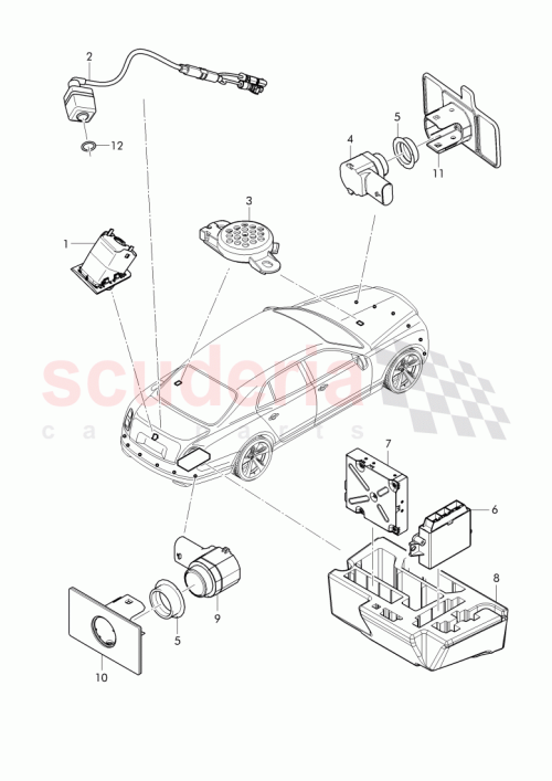 Part Diagram for Bentley 3Y5 919 200