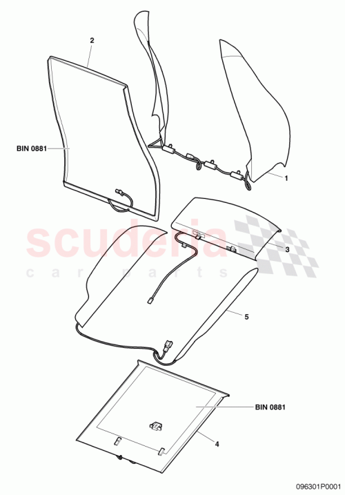 Part Diagram for Bentley 3W0963551L