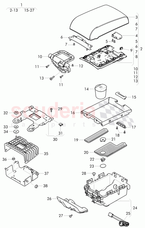 Part Diagram for Bentley 3W0864169