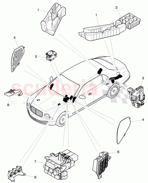 Part Diagram for Bentley 4B0937545B
