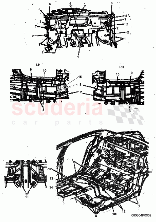 Part Diagram for Bentley 3W0805271A