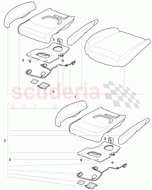 Part Diagram for Bentley 3W8 898 094