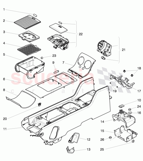 Part Diagram for Bentley 3W8 863 337 D