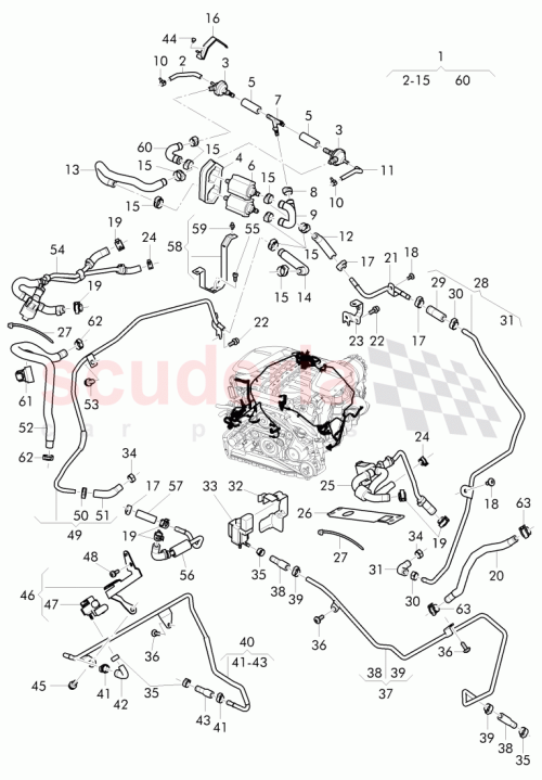 Part Diagram for Bentley 3W0 612 925 BK