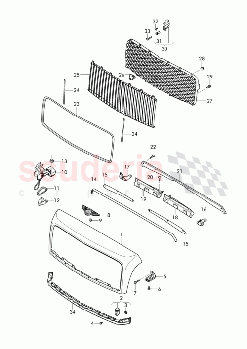 Part Diagram for Bentley 3Y0 853 667 D
