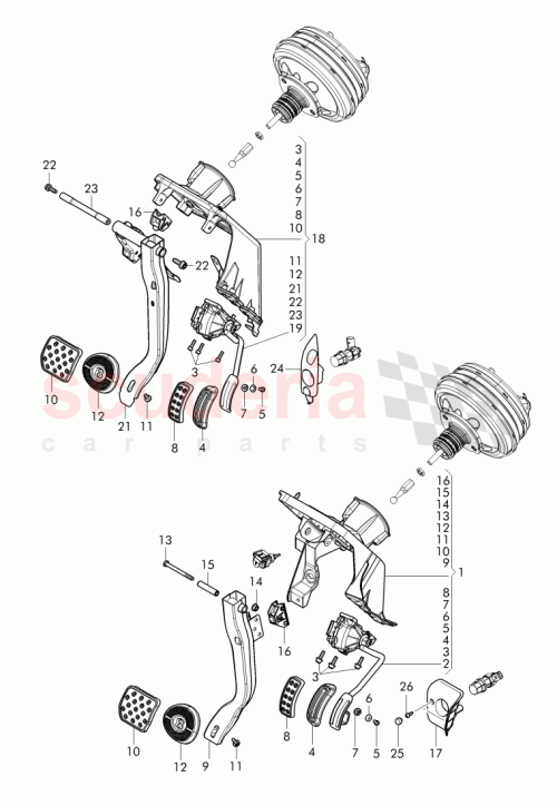 Part Diagram for Bentley 3W2 723 031 AD