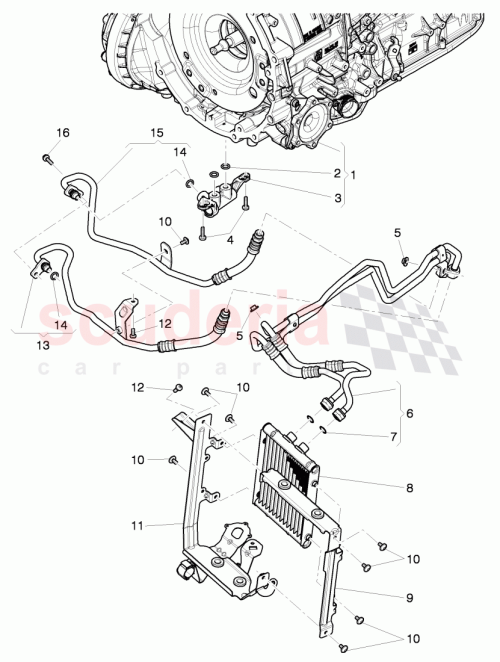 Part Diagram for Bentley 3W0 317 755 A