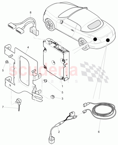 Part Diagram for Bentley 3W7 971 292