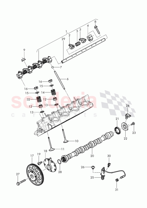 Part Diagram for Bentley 07V 109 629 B