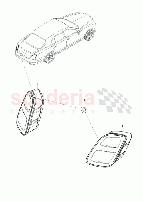 Part Diagram for Bentley 3Y0 945 092