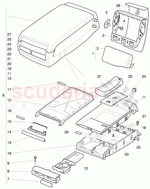 Part Diagram for Bentley 3W5885529B