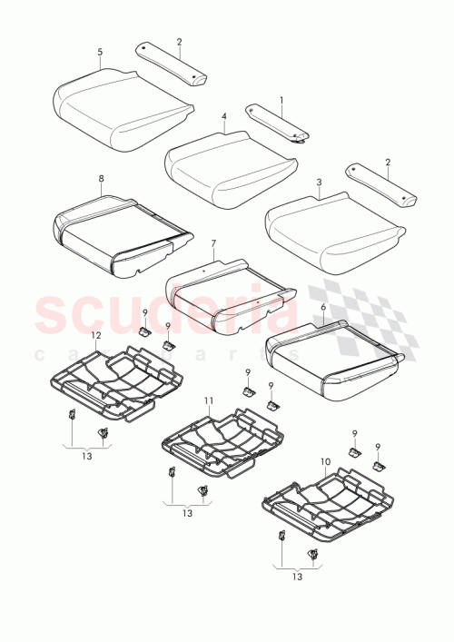 Part Diagram for Bentley 4M0 883 311