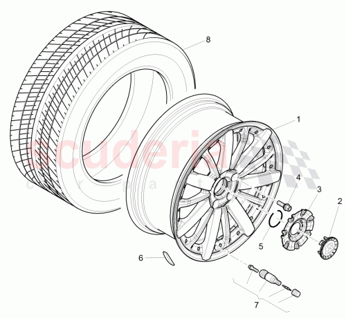 Part Diagram for Bentley 3Y0 601 025 AQ