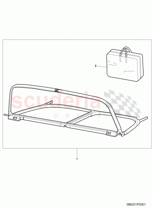 Part Diagram for Bentley 3W7862952H