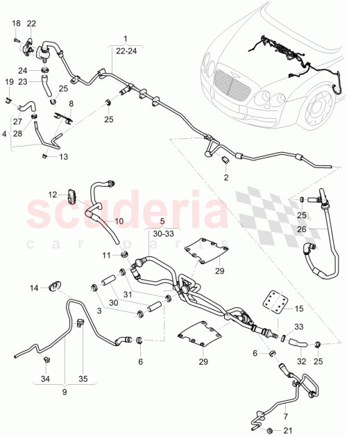 Part Diagram for Bentley 3W0614769C