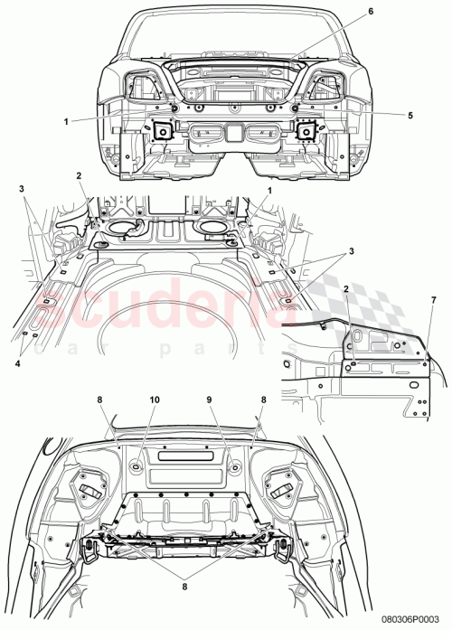 Part Diagram for Bentley 7L0899184