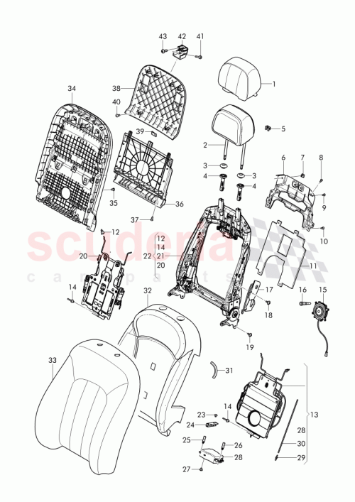 Part Diagram for Bentley 3Y5 881 249 A