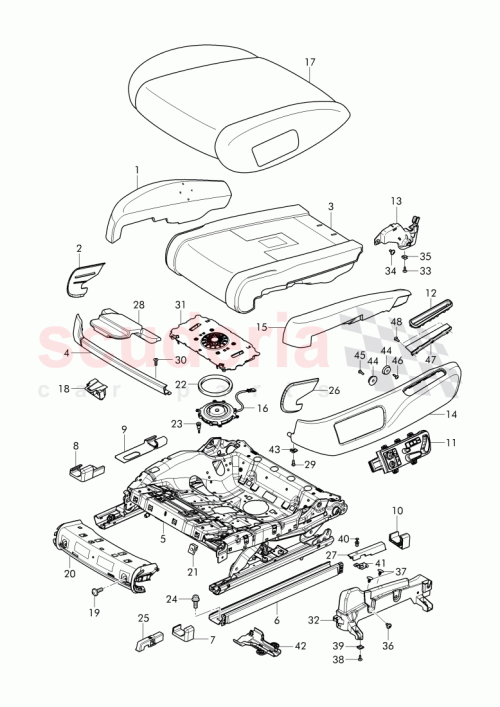 Part Diagram for Bentley 3Y5881086