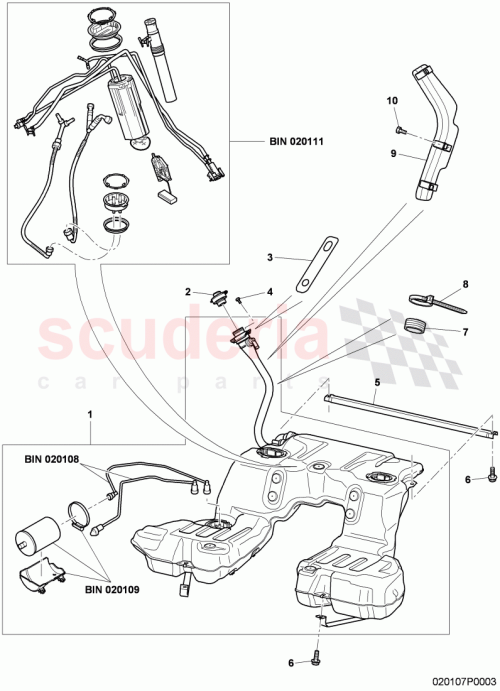 Part Diagram for Bentley 3W4 201 021 Q