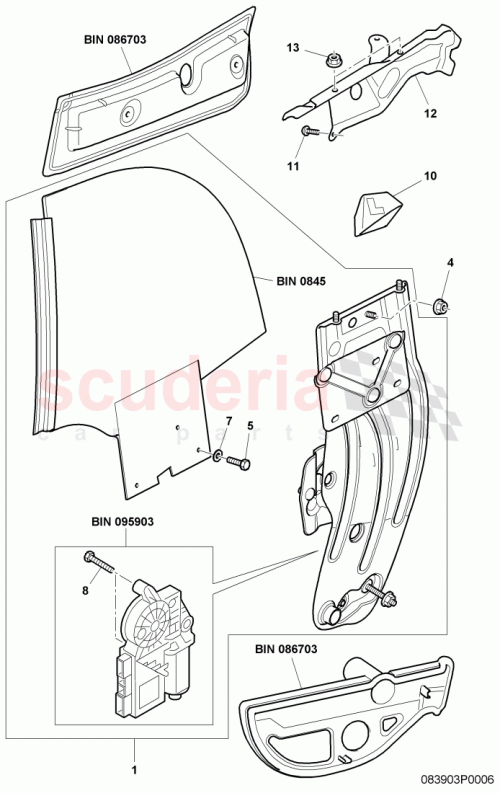 Part Diagram for Bentley N91073301
