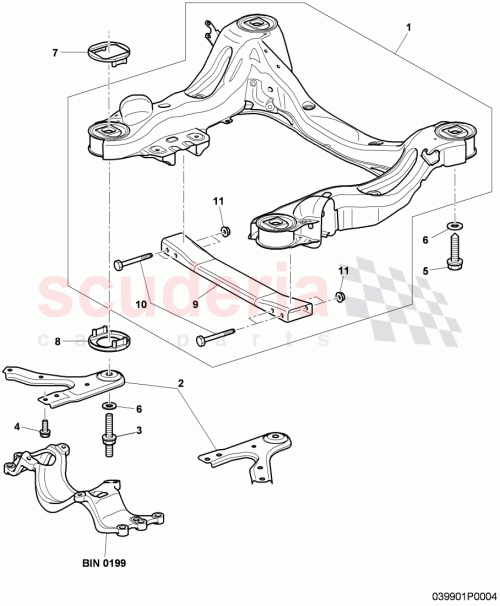 Part Diagram for Bentley N90625003