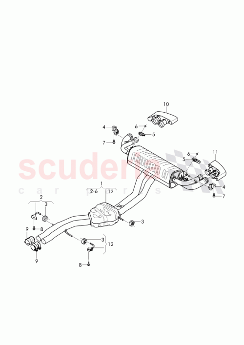 Part Diagram for Bentley 4N0133246A
