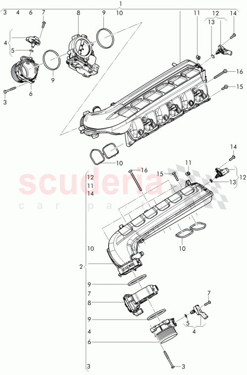 Part Diagram for Bentley 07P 133 227 C
