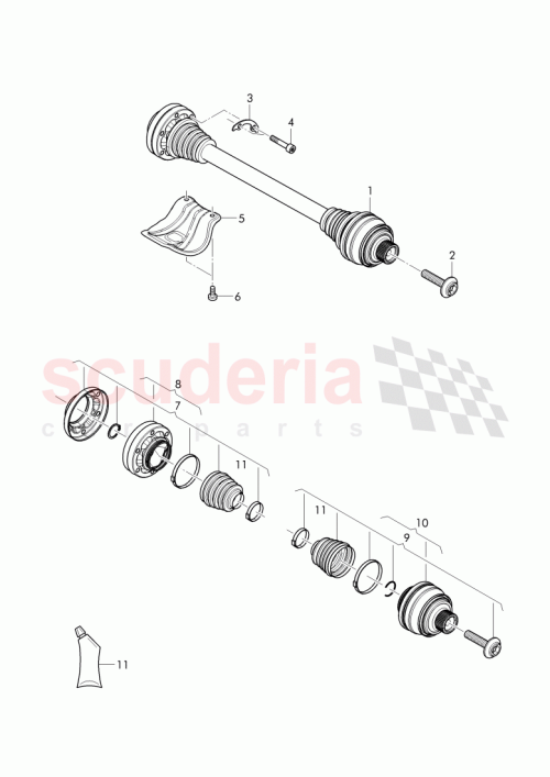 Part Diagram for Bentley 4M0 501 203 H