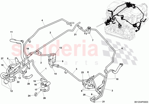 Part Diagram for Bentley 3W0612925J