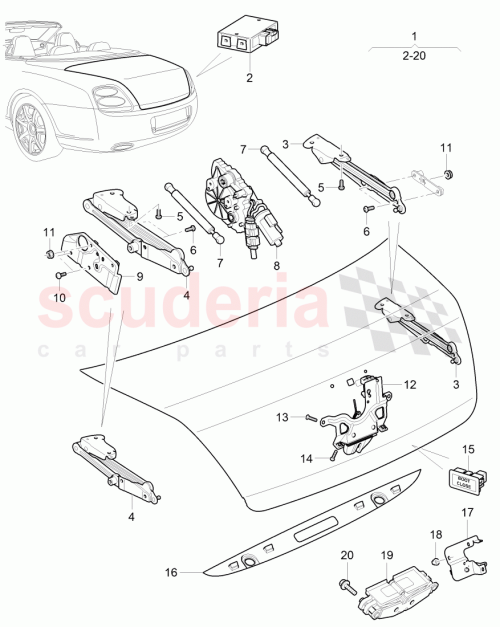 Part Diagram for Bentley JNV 035 504 S