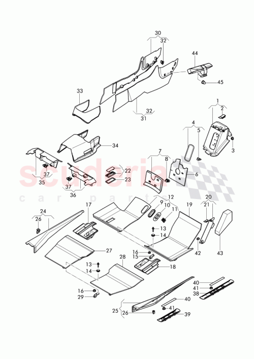 Part Diagram for Bentley 3Y0 864 036