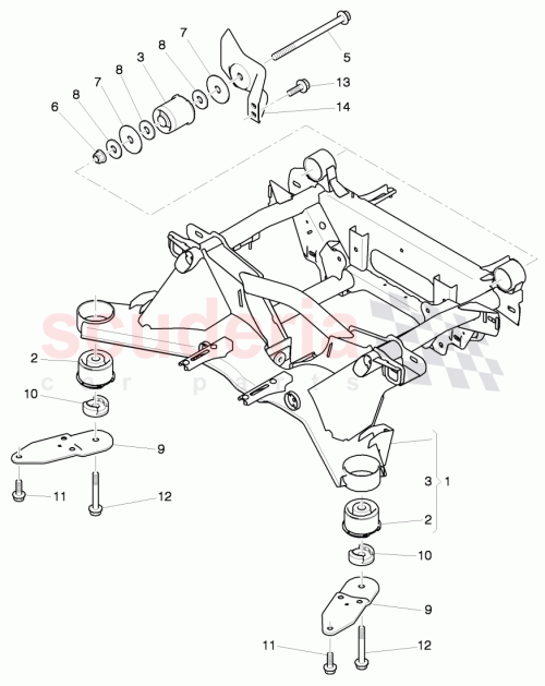 Part Diagram for Bentley WHT003622